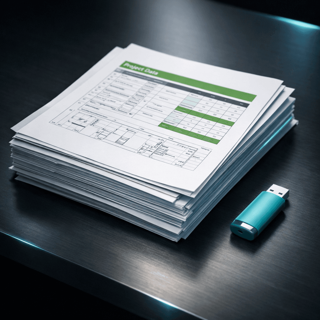 Document upload illustration